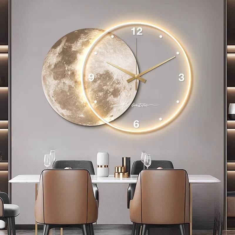 Interior Design Vintage Modern - ヴィンテージ高級壁掛け時計ユースルーユニークな針モダンオフィス装飾壁掛け時計インテリアデザインモントルムラルホームデコレーション