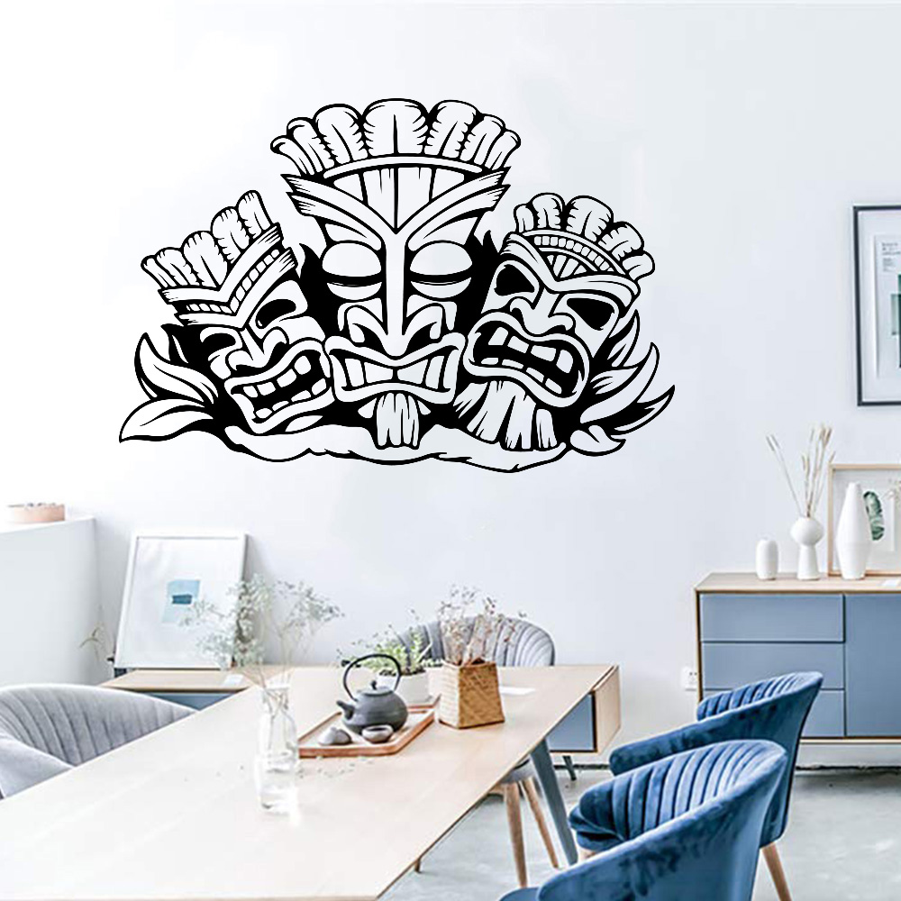 Interior Design Quotes - ウォールステッカーハワイアントーテムアロハワイティキバービーチホテル,ビニールステッカー,子供部屋,インテリアアートの装飾z716