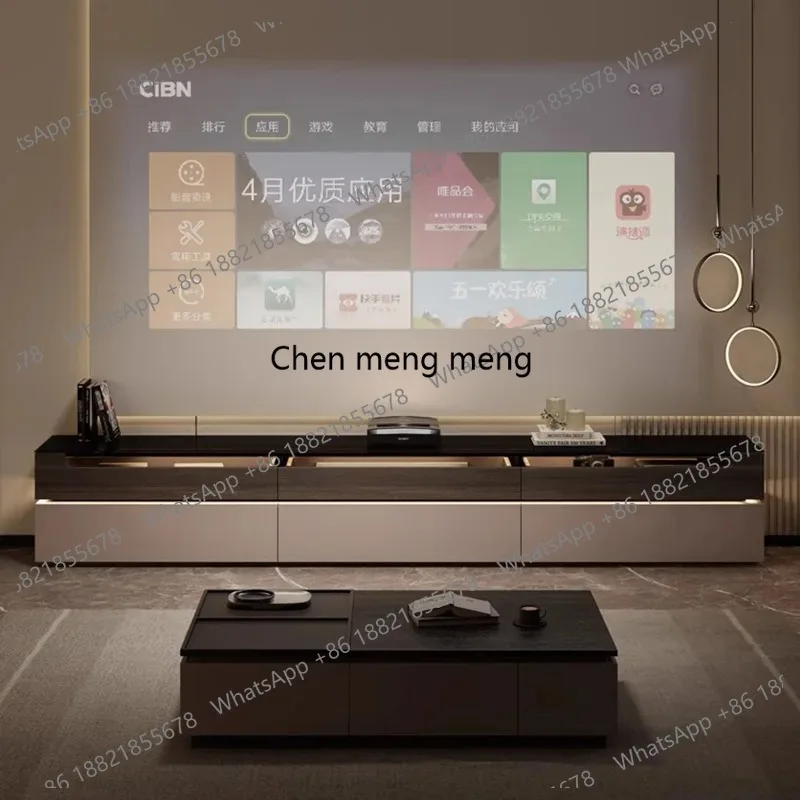 Interior Design Vintage Modern - ファッションモダンなテレビスタンド映画ゲーマーミニマリストデザイナーヴィンテージプロフェッショナルクリアテレビテーブルインテリアムエブルサロン家具R