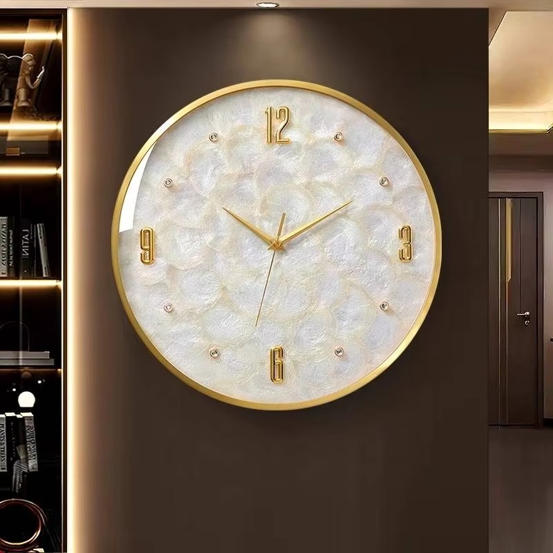 Interior Design Vintage Modern - ヴィンテージ高級禅壁掛け時計ユースルーユニークアートリビングルーム壁掛け時計インテリアデザイン美的壁時計装飾品