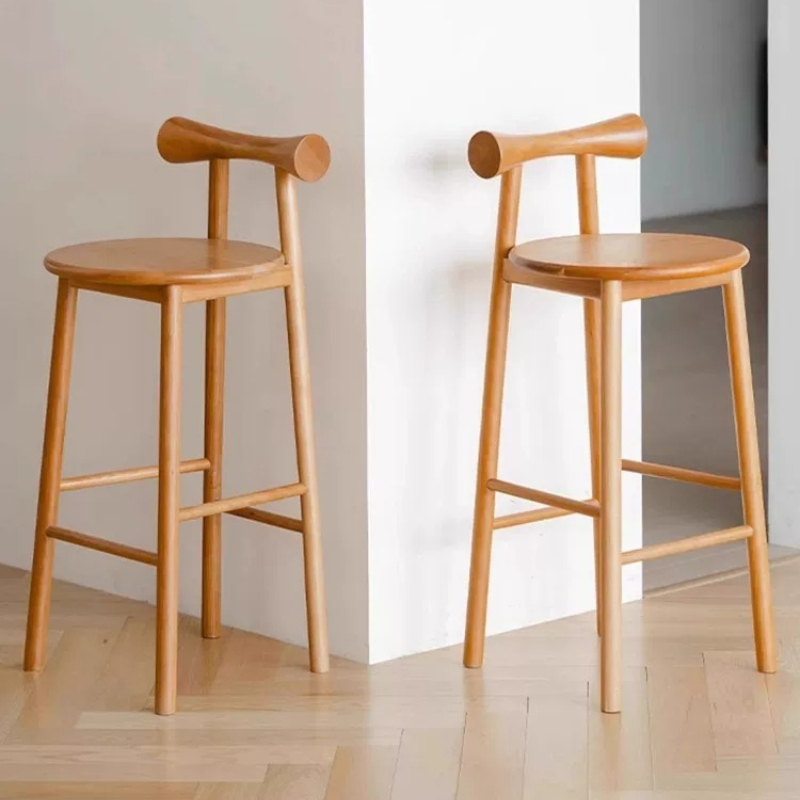ヴィンテージエレガントなバーチェア高木製モダンなラウンジイン - Interior Design Vintage Modern のレビューと価格