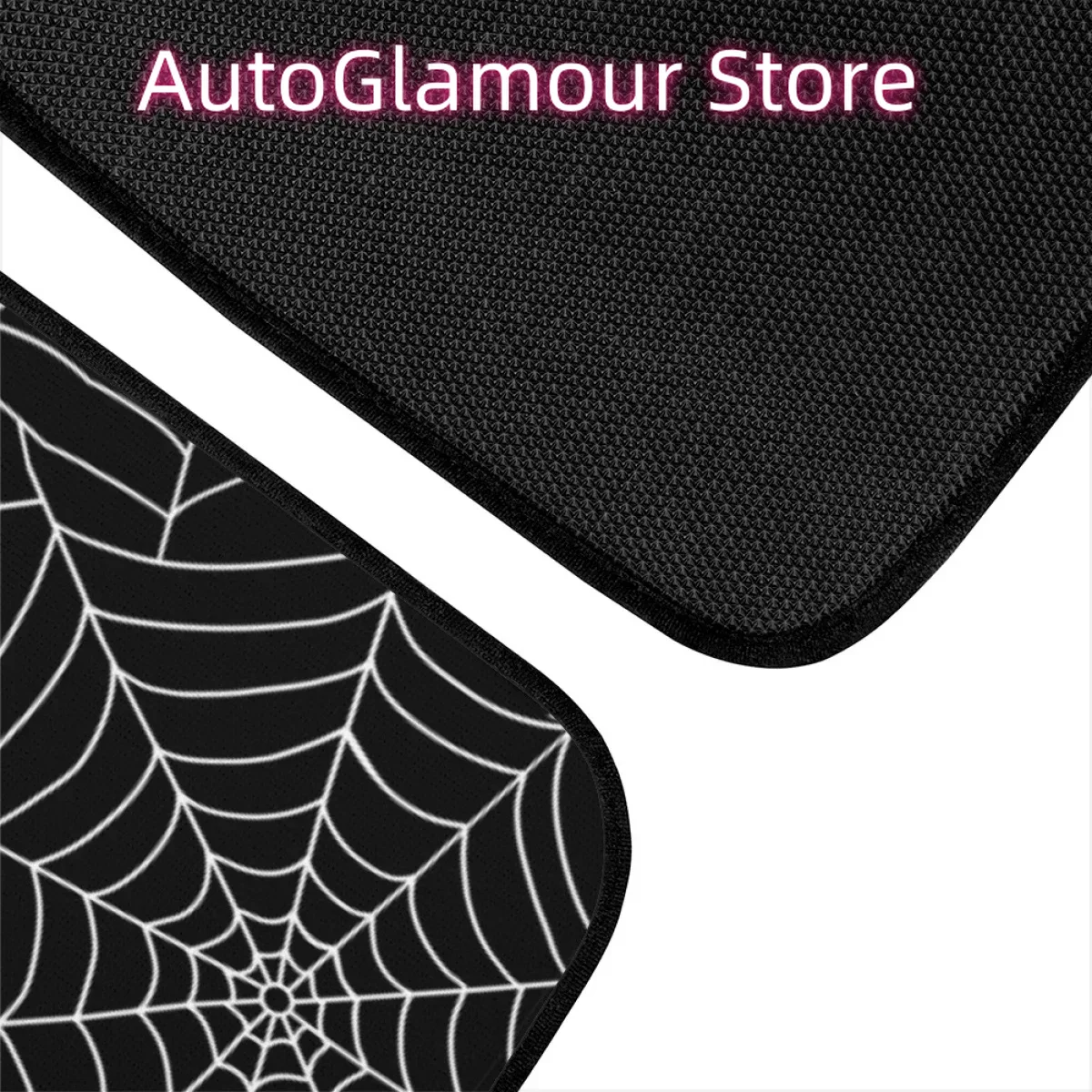 黒蜘蛛の巣デザイン車のフロアマットプロテクター洗える滑り止め - Interior Design Web Free のレビューと価格