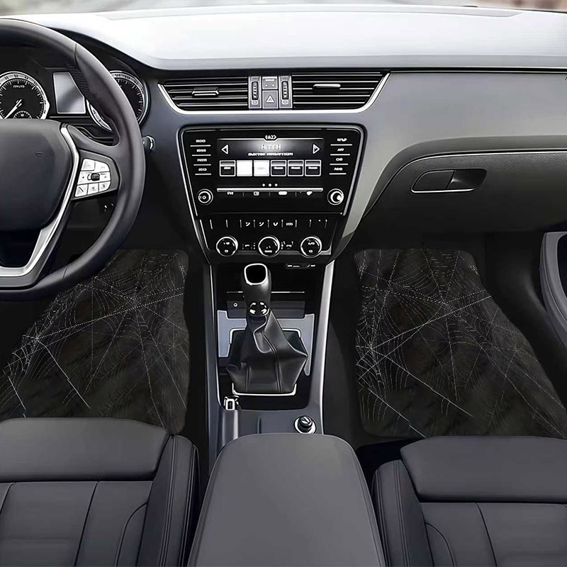5枚入り 蜘蛛の巣模様 車用フロアマット |   ポリエステ - Interior Design Web Free のレビューと価格