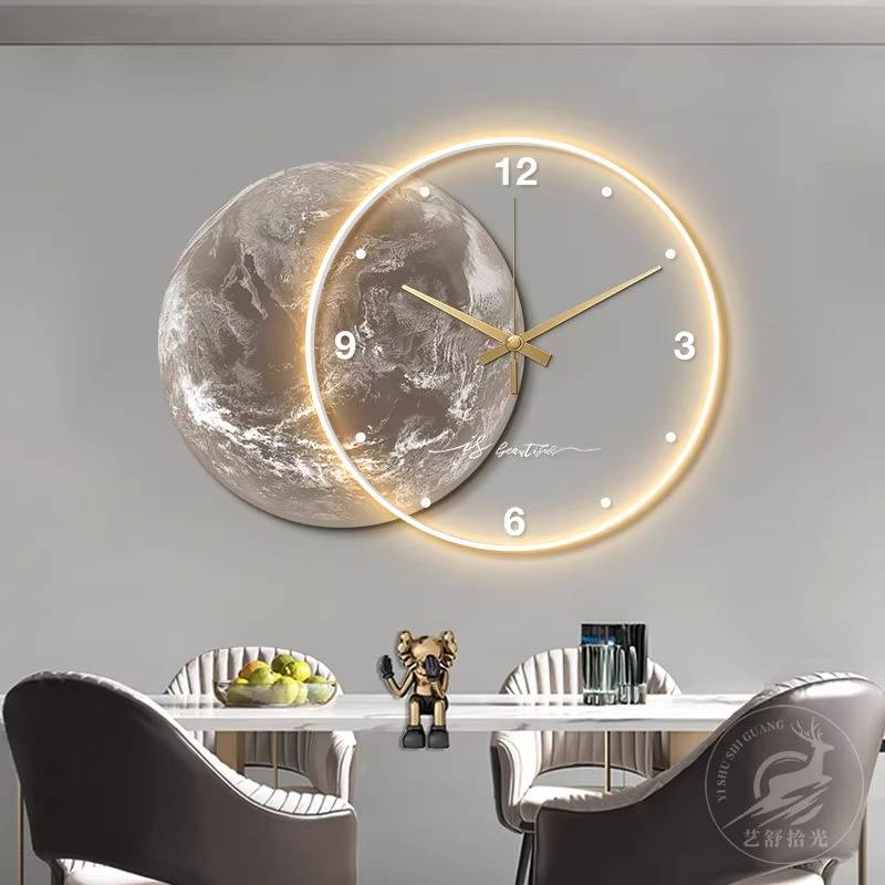ヴィンテージ高級壁掛け時計ユースルーユニークな針モダンオフィ - Interior Design Vintage Modern のレビューと価格