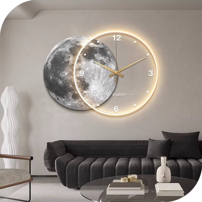 ヴィンテージ高級壁掛け時計ユースルーユニークな針モダンオフィ - Interior Design Vintage Modern のレビューと価格