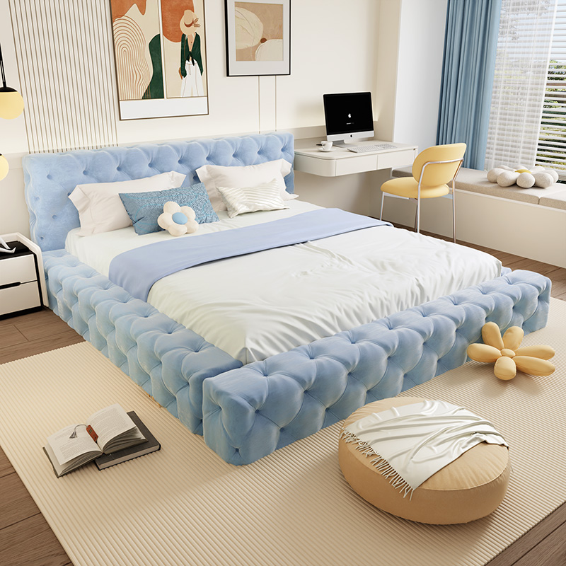 アクセント高級ベッド北欧快適なクリエイティブ美的デザイナーヴ - Interior Design Vintage Modern のレビューと価格