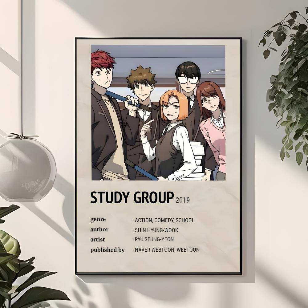 漫画スクールアクションS-スタディグループポスター クラシッ - Interior Design Poster のレビューと価格