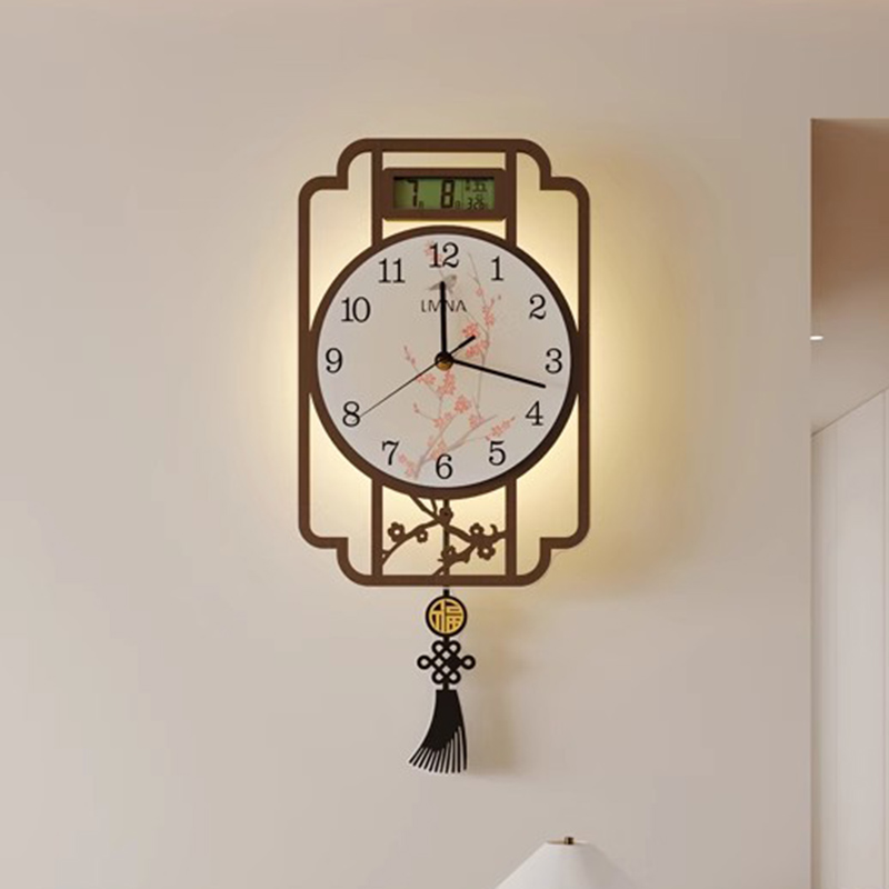 デジタル高級壁掛け時計 リビングルーム ヴィンテージインテリ - Interior Design Vintage Modern のレビューと価格