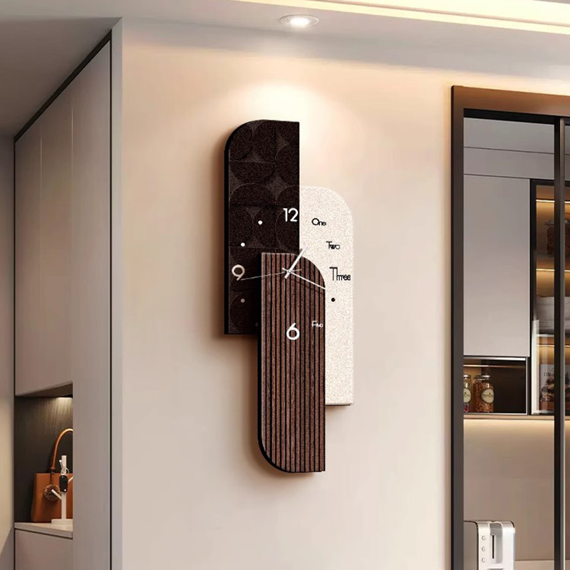 サイレントデザイン壁掛け時計木製インテリアヴィンテージゼノモ - Interior Design Vintage Modern のレビューと価格