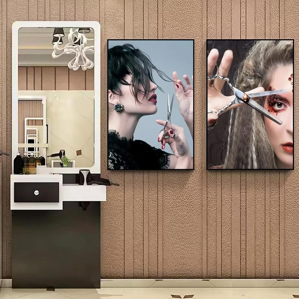 モダンなヘアサロンHDウォールアートポスター 美容装飾 美容 - Interior Design Hd のレビューと価格