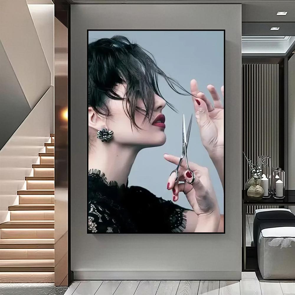 モダンなヘアサロンHDウォールアートポスター 美容装飾 美容 - Interior Design Hd のレビューと価格