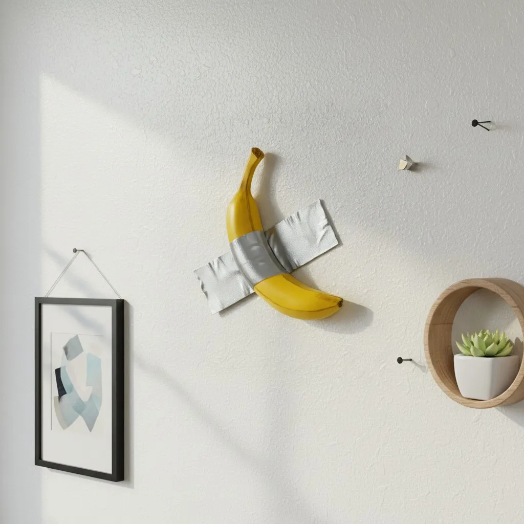 樹脂テープ バナナ コメディアン フィギュア ウォールアート - Interior Design Quotes のレビューと価格