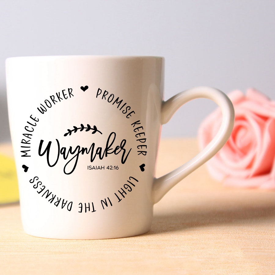 Waymaker Christian 引用ビニールステッカー - Interior Design Quotes のレビューと価格