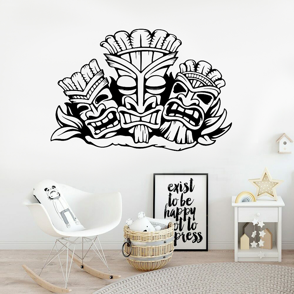 ウォールステッカーハワイアントーテムアロハワイティキバービー - Interior Design Quotes のレビューと価格