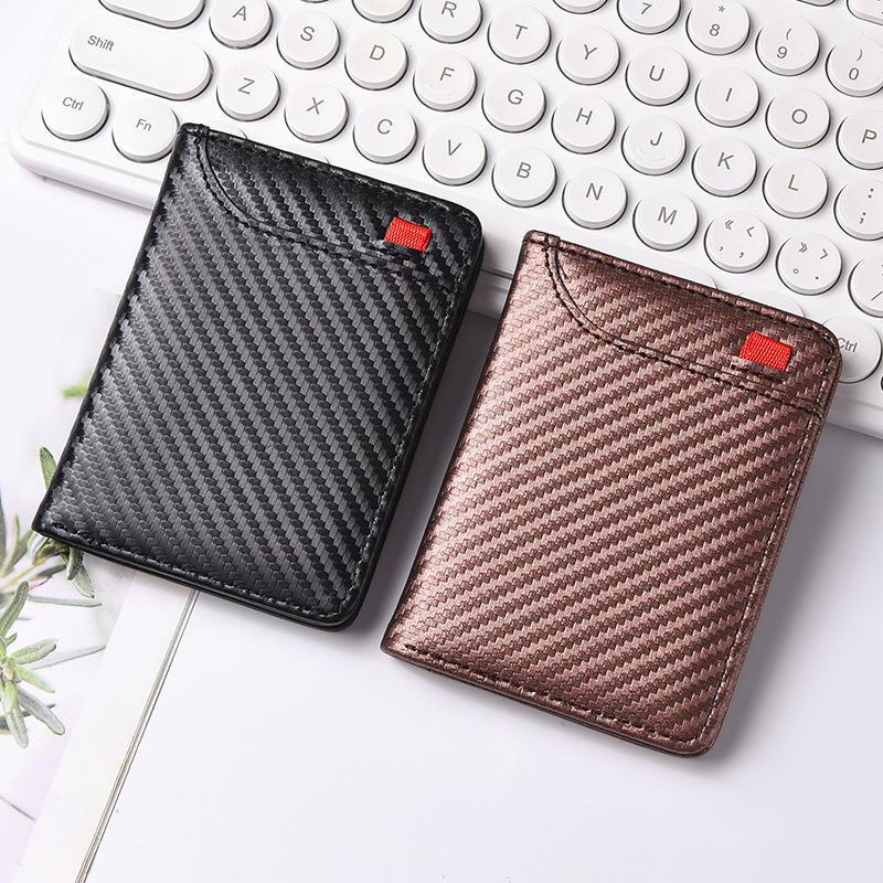 超薄型カーボンファイバーウォレット - IDウィンドウと複数 - Interior Design Vintage Modern のレビューと価格
