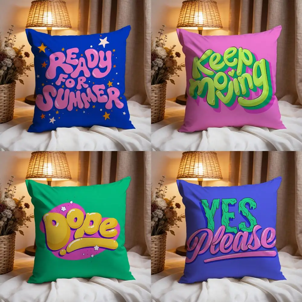 アートMMotivational Quote クッションカバ - Interior Design Quotes のレビューと価格
