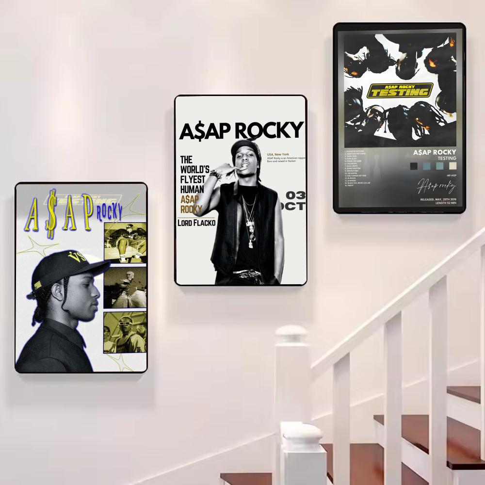 A-AP ロッキー A-ASAP ラップアルバム絵画書道写真 - Interior Design Poster のレビューと価格