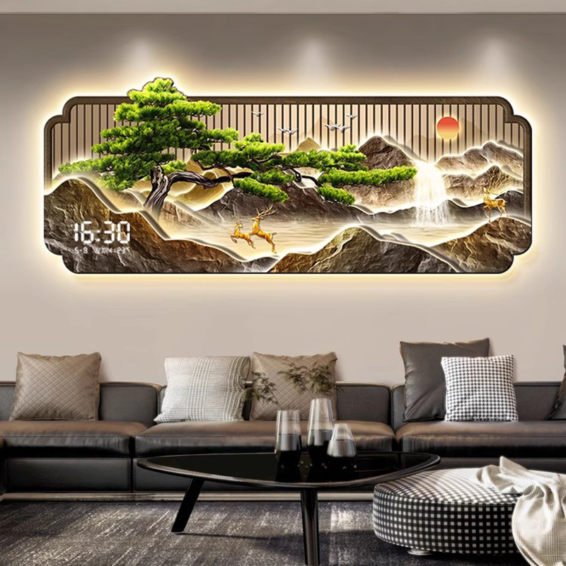 リビングルームのデザイン壁時計高級モダンインテリアヴィンテー - Interior Design Vintage Modern のレビューと価格