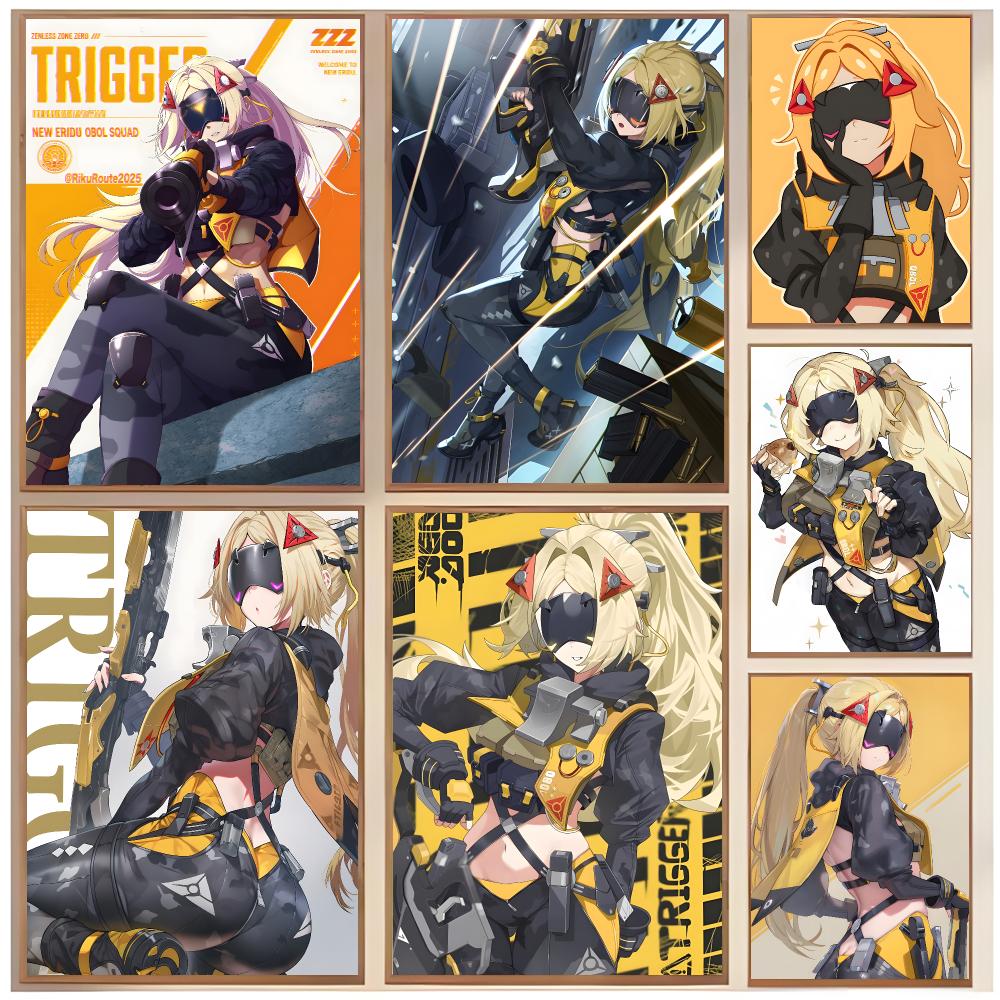 シャープ・アタッカー トリガー Z-Zenless Zone - Interior Design Poster のレビューと価格