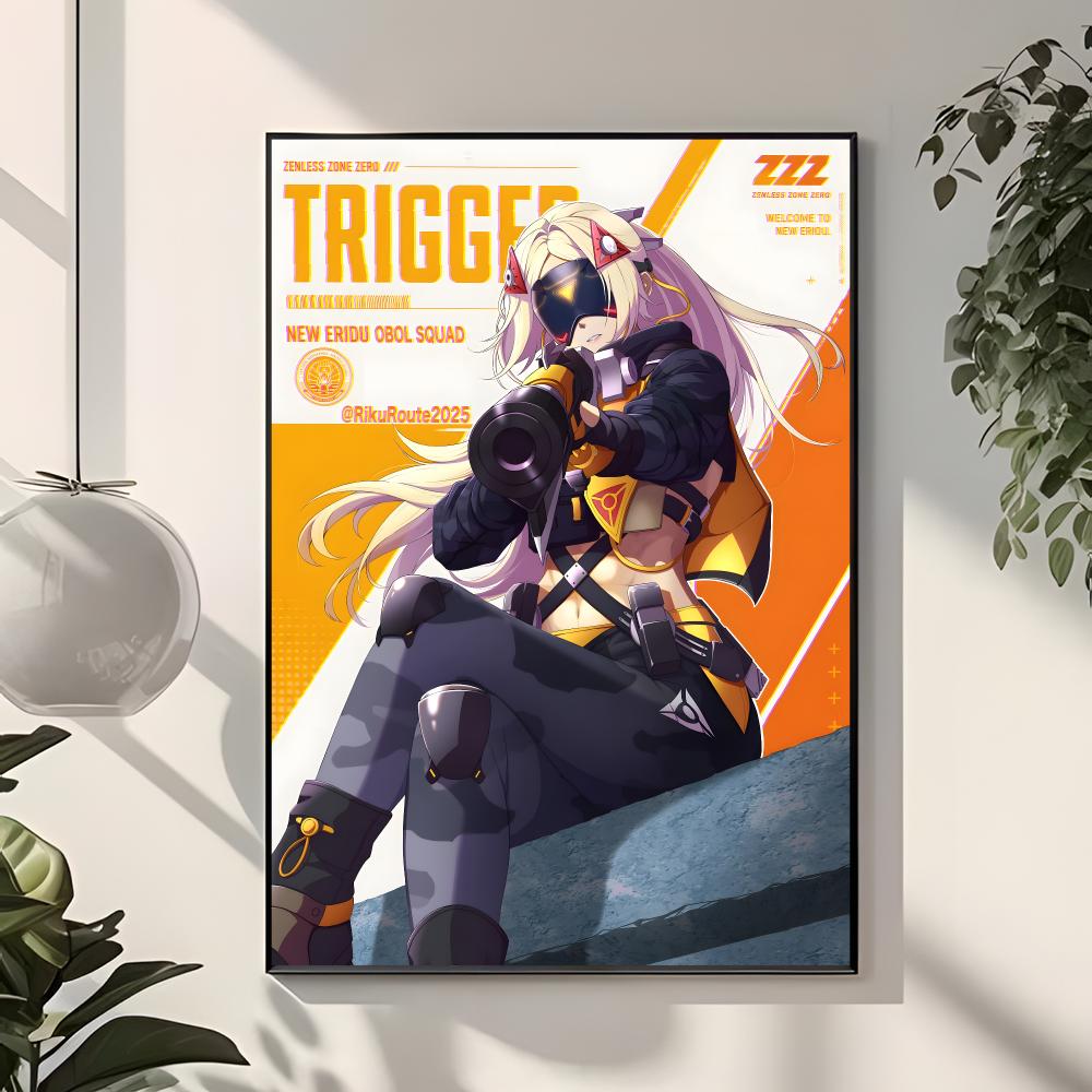 シャープ・アタッカー トリガー Z-Zenless Zone - Interior Design Poster のレビューと価格