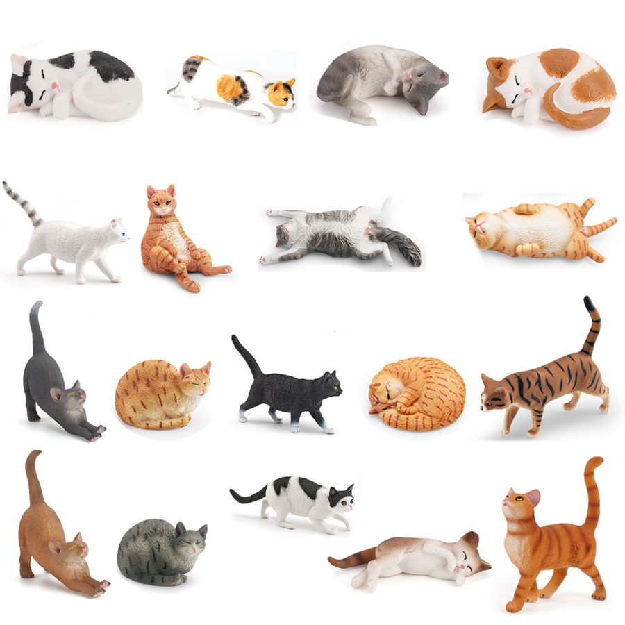 リアルなかわいい子猫怠惰な牧歌的な猫ワイヤーヘア猫モデルフィ - Interior Design House のレビューと価格