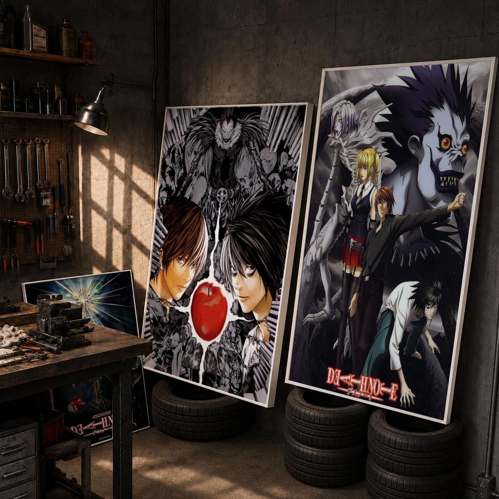 アニメ D-デスノートポスター HD ルーム装飾家の装飾イン - Interior Design Poster のレビューと価格