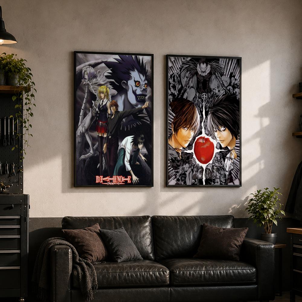 アニメ D-デスノートポスター HD ルーム装飾家の装飾イン - Interior Design Poster のレビューと価格