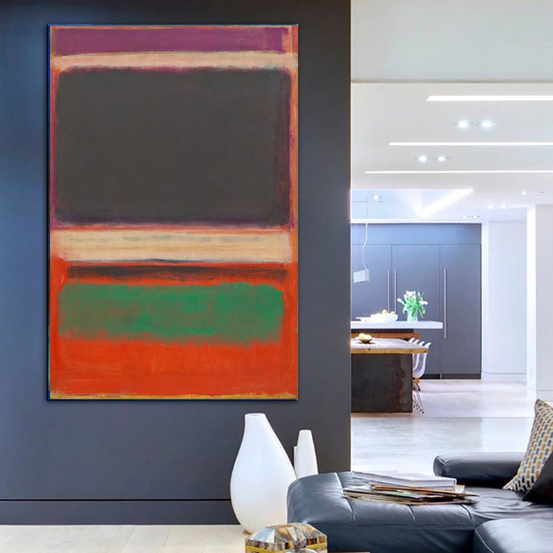 Rothko-抽象芸術,ヴィンテージ,ミニマリスト,インテリ - Interior Design Poster のレビューと価格