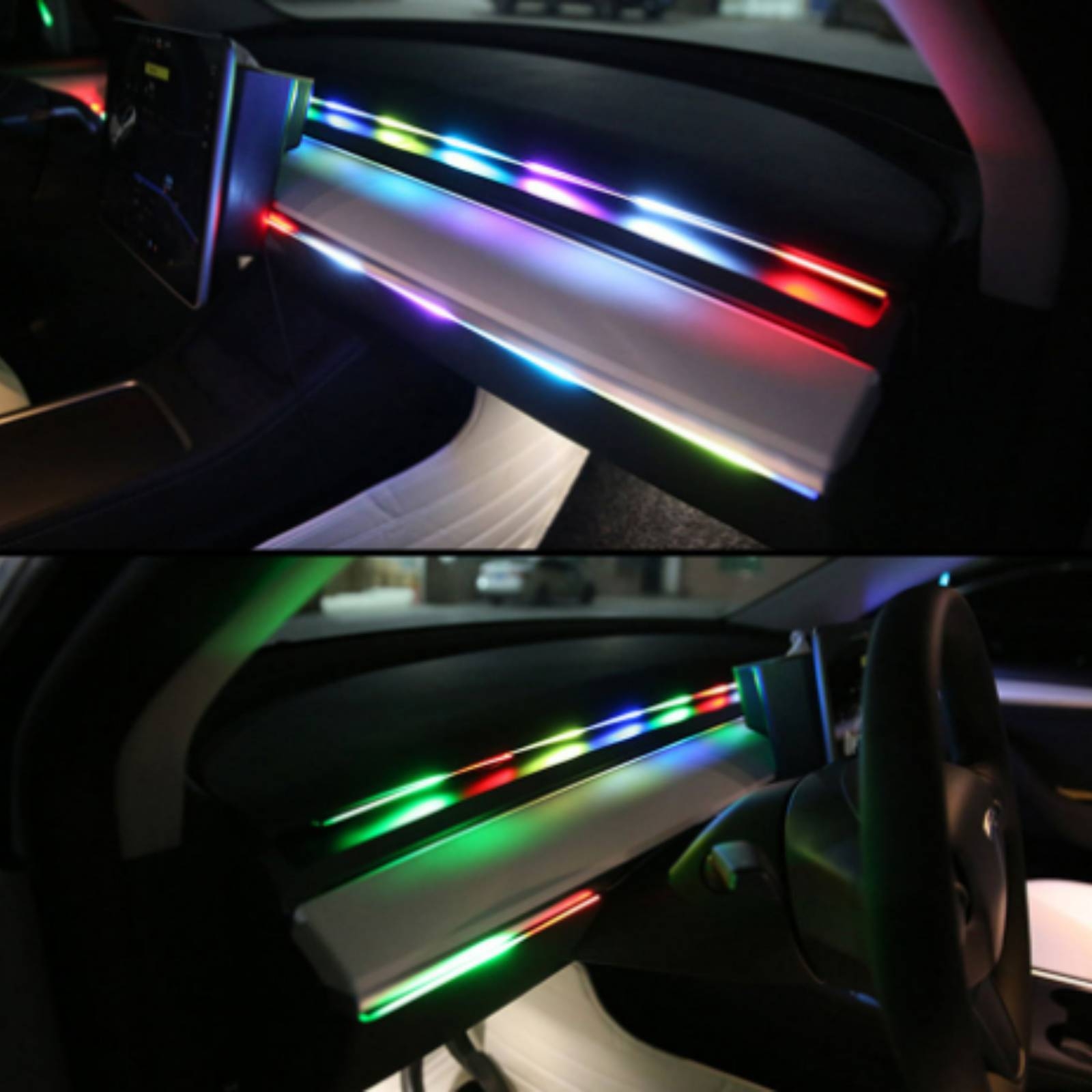 車内用LEDストリップライト アプリ制御 車内照明キット L - Interior Design Apps のレビューと価格